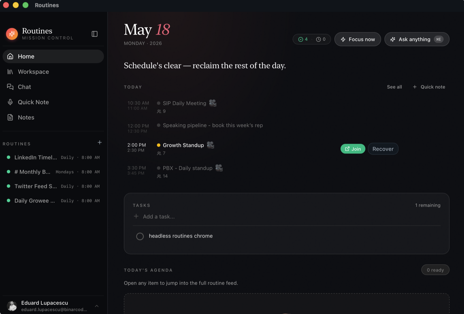 Routines: An AI Second Brain Built End to End